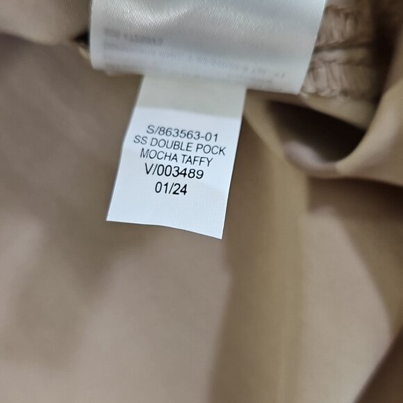 Old Navy Tan Women's Size M Tall Utility Midi Waist Defined Shirt Dress  NWT NEW - Picture 12 of 14